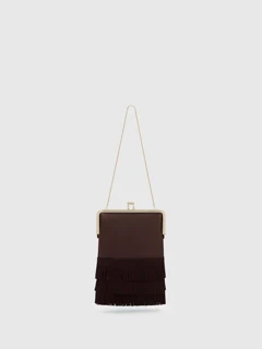 Reformation Skye Mini Bag, Espresso