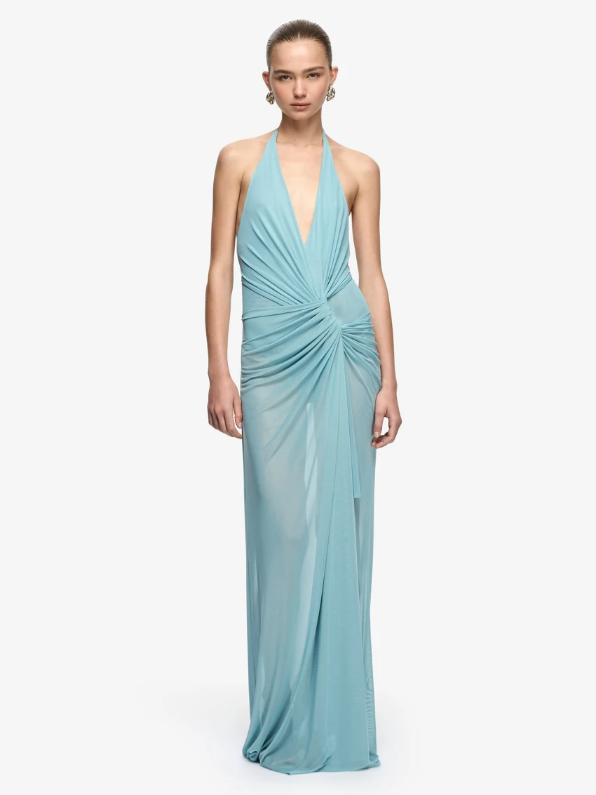 Bec + Bridge Xanthi Maxi Dress in Bermuda Blue: official retailer product photograph