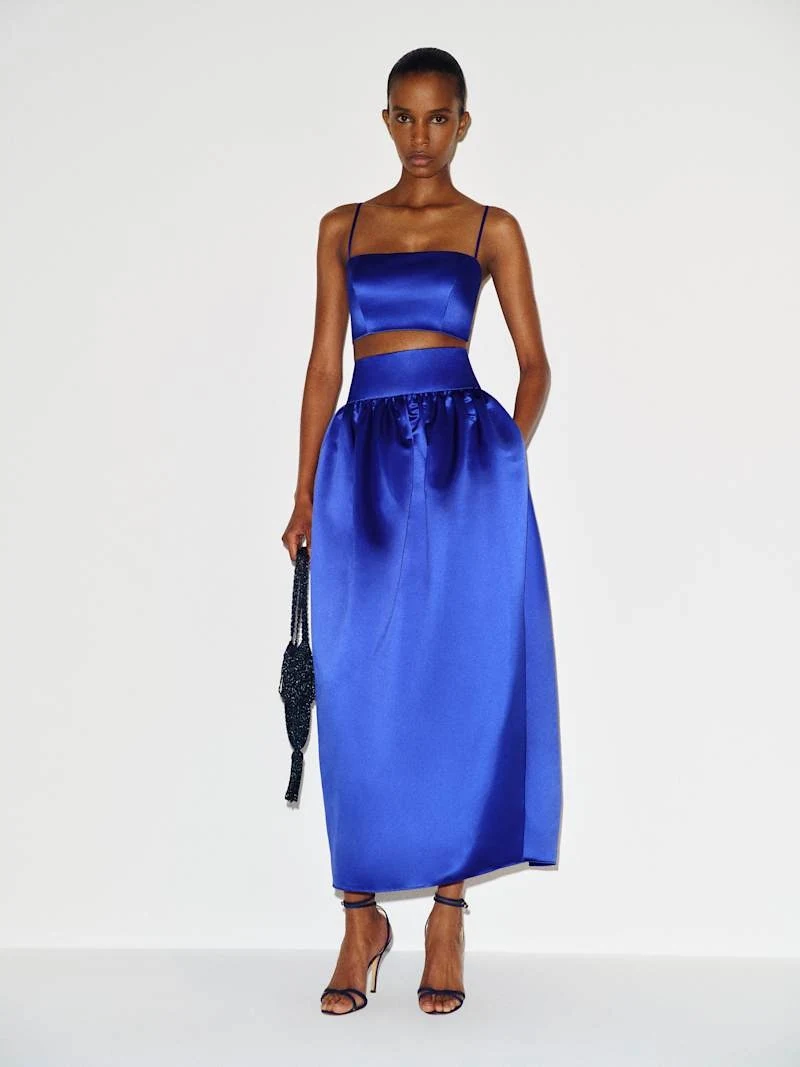 Reformation Landon Two Piece in Cobalt: official retailer product photograph
